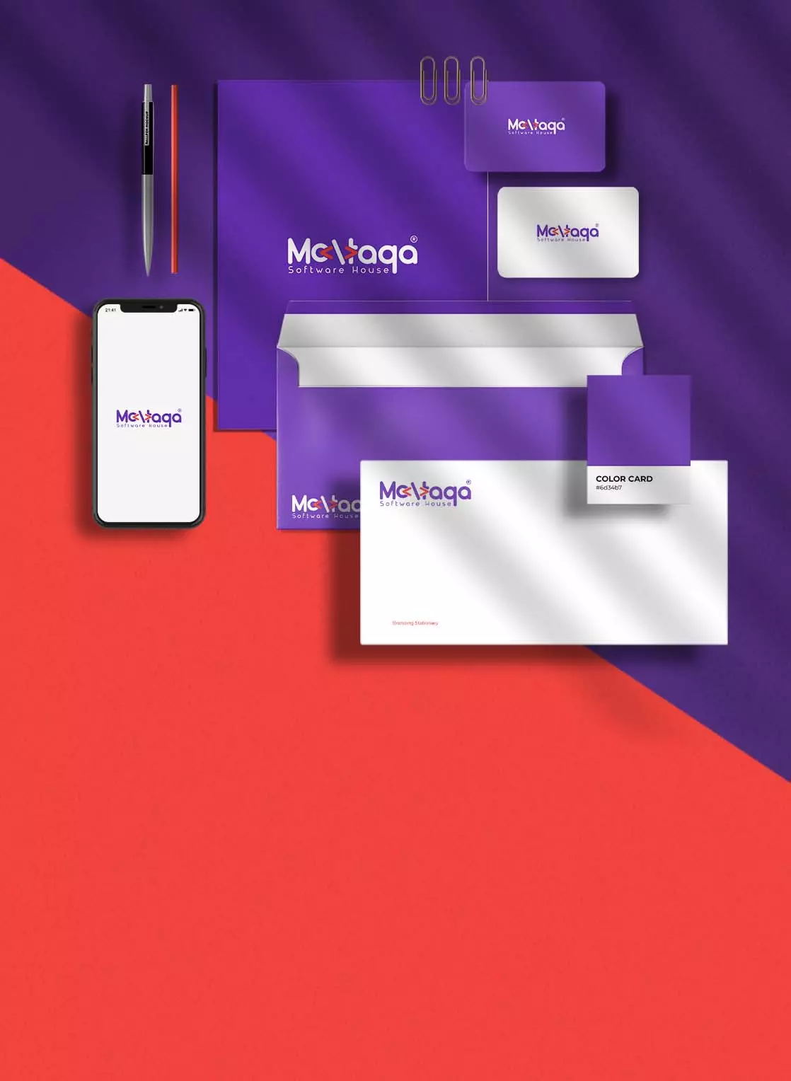 تصميم هوية تجارية وشعار